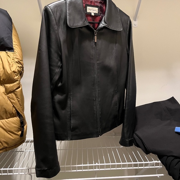 Oleg Cassini Genuine leather jacket - Picture 2 of 7